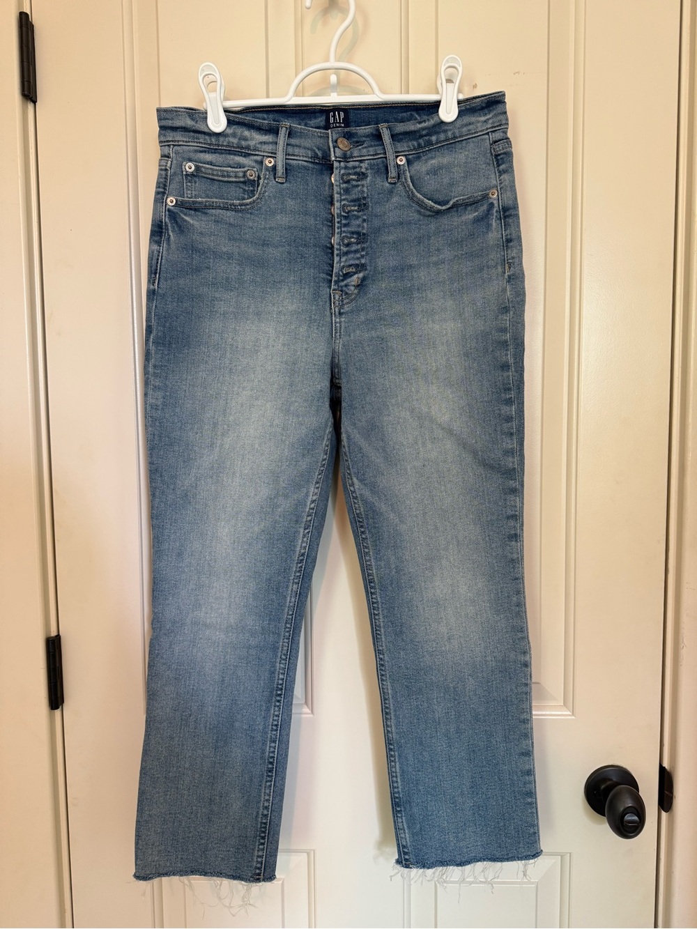 GAP Women's Cigarette Jeans in Faded Blue